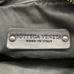 Bottega Veneta Shoulder Bag Intrecciato Black Leather — view 8