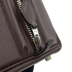 Hermes Handbag Sac Anvi 36 Havana Silver Epsom — view 8