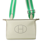 Hermes Shoulder Bag Vidposh Mushroom M Silver Togo