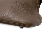 Hermes Handbag Bolide Relax 35 Etoupe Silver Taurillon Novi — view 6
