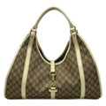 Gucci Shoulder Bag Joy Beige Ebony Ivory Leather