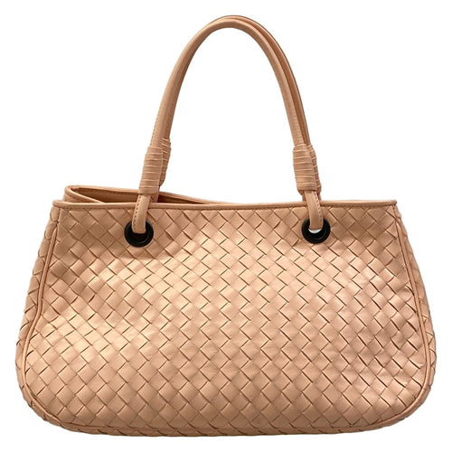 Bottega Veneta Handbag Intrecciato Pink Leather