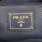 Prada Tote Blue Leather — view 9