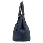 Prada Tote Blue Leather — view 4