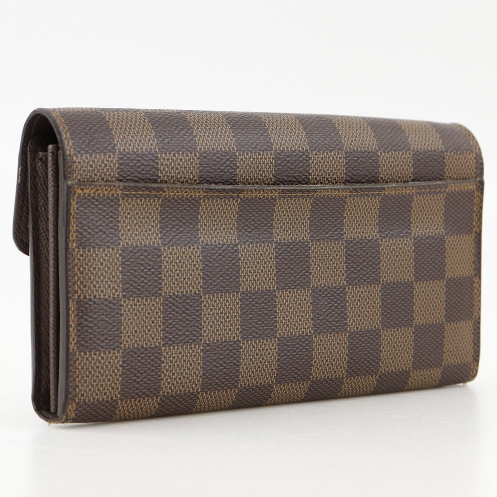 Louis Vuitton Portefeuille Sarah Damier Canvas Brown Wallet — view 3