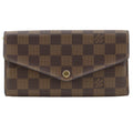 Louis Vuitton Portefeuille Sarah Damier Canvas Brown Wallet