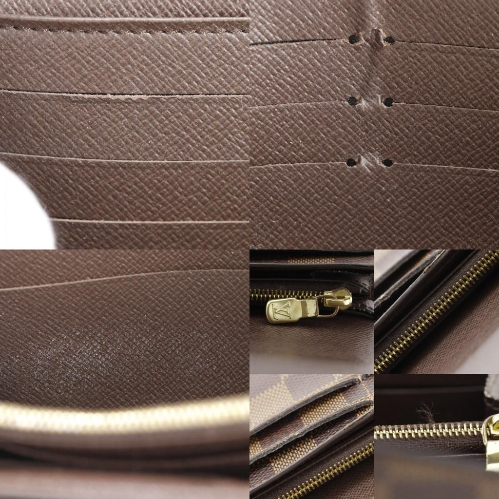 Louis Vuitton Portefeuille Sarah Damier Canvas Brown Wallet — view 8