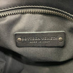 Bottega Veneta Shoulder Bag Intrecciato Black Leather — view 8