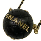 Chanel Key Holder Black Gold Lambskin — view 3