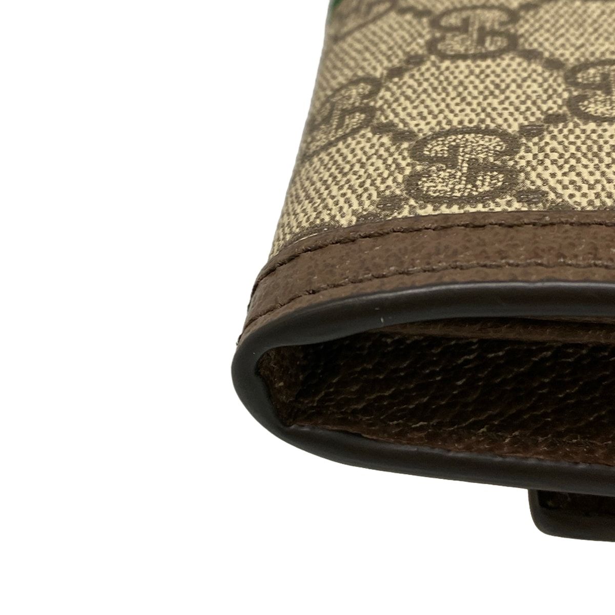Gucci Wallet Ophidia Dark Brown Beige Multi Leather — view 8