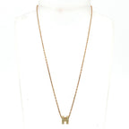 Hermes Necklace Mini Pop Gold Gray — view 2