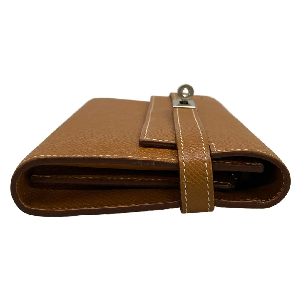 Hermes Wallet Kelly Long Gold Silver — view 9