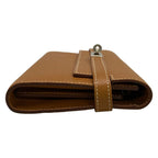 Hermes Wallet Kelly Long Gold Silver — view 9