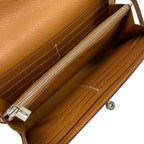Hermes Wallet Kelly Long Gold Silver — view 4