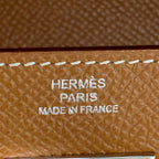 Hermes Wallet Kelly Long Gold Silver — view 6