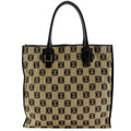 Loewe Anagram Canvas Leather Gray Tote