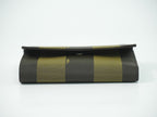 Fendi Pecan Trifold Wallet Compact Canvas Black Brown — view 3