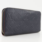 Louis Vuitton Zippy Wallet Monogram Empreinte Marie Nur Jeu Navy — view 3