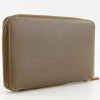 Hermes Silki Daily GM Veau Epsom Etoupe Gray Pink Notebook Cover Agenda — view 3