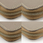 Hermes Silki Daily GM Veau Epsom Etoupe Gray Pink Notebook Cover Agenda — view 4
