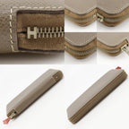Hermes Silki Daily GM Veau Epsom Etoupe Gray Pink Notebook Cover Agenda — view 9