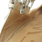 Loewe Campo Metallic Leather Mary Jane Sandals Round Toe 39 Cles — view 9