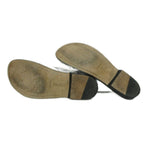 Loewe Campo Metallic Leather Mary Jane Sandals Round Toe 39 Cles — view 7