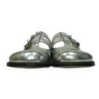 Loewe Campo Metallic Leather Mary Jane Sandals Round Toe 39 Cles — view 3