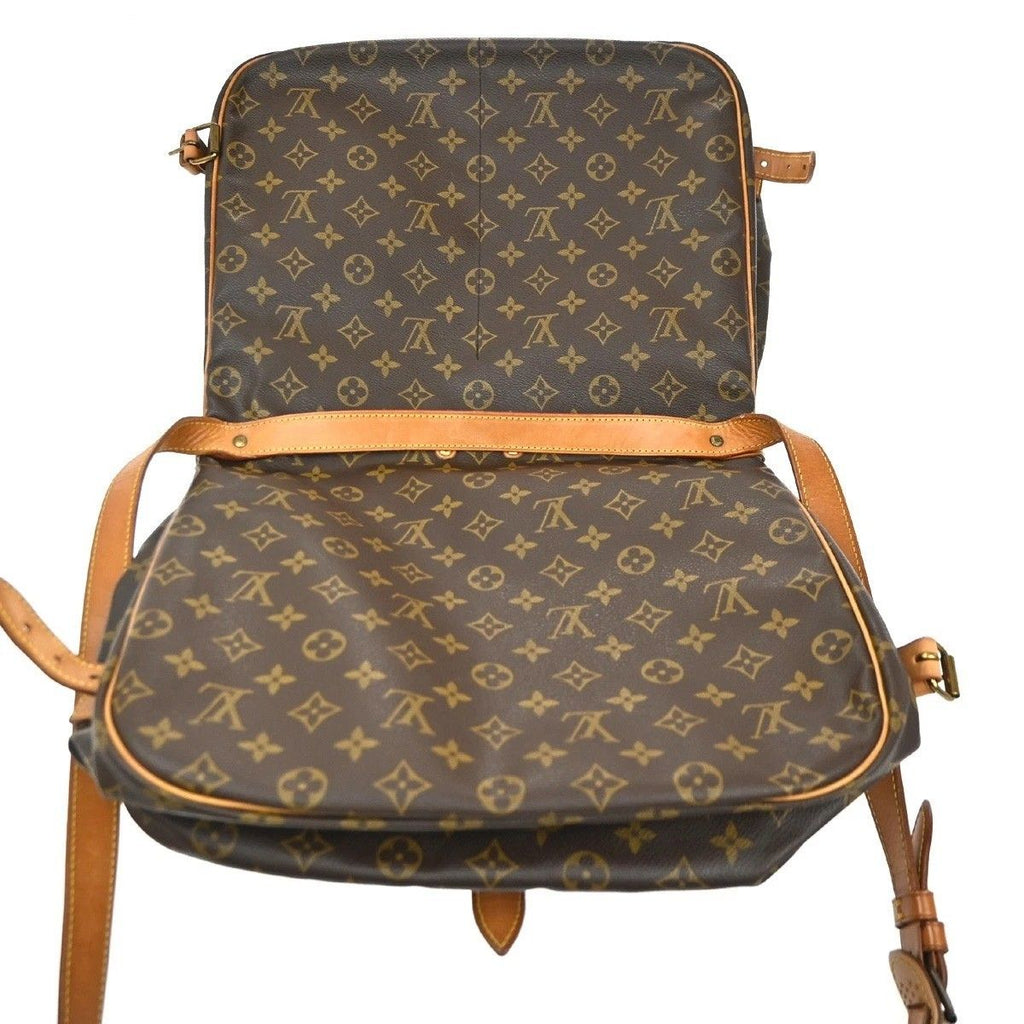 Louis Vuitton Saumur 35 Shoulder Bag Monogram Leather — view 8