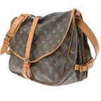 Louis Vuitton Saumur 35 Shoulder Bag Monogram Leather — view 2