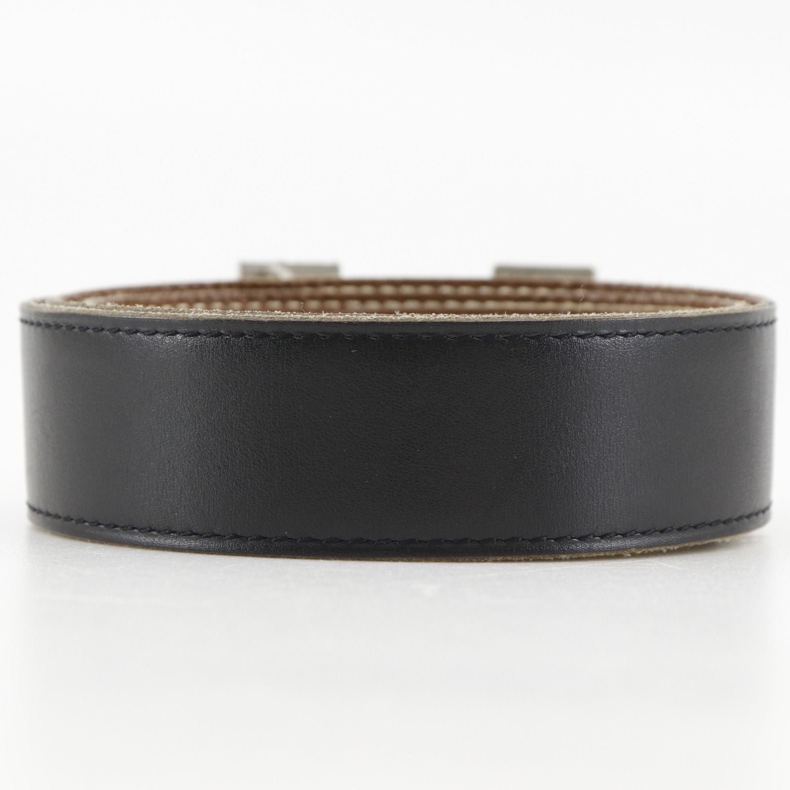 Hermes Belt 85 Reversible Calf Black Brown — view 3