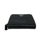 Prada Saffiano Leather Bifold Wallet Mini Black — view 6