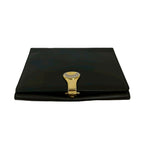 Gucci Vintage GG Logo Leather Bifold Wallet Mini Black — view 3