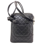Chanel Cambon Line Silver Shoulder Bag Lambskin — view 2