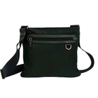 Prada Nylon Tessuto Leather Shoulder Bag Crossbody Pochette Black — view 3