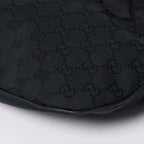 Gucci Scarf GG Canvas Shoulder Bag Black Gold — view 8