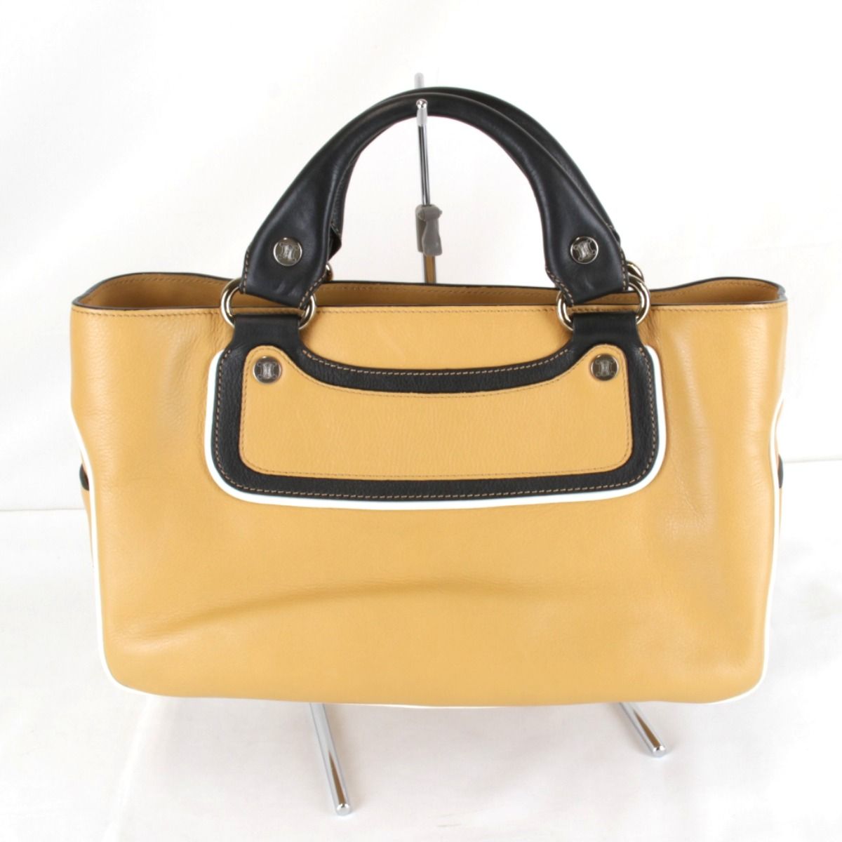 Celine Handbag Leather Brown