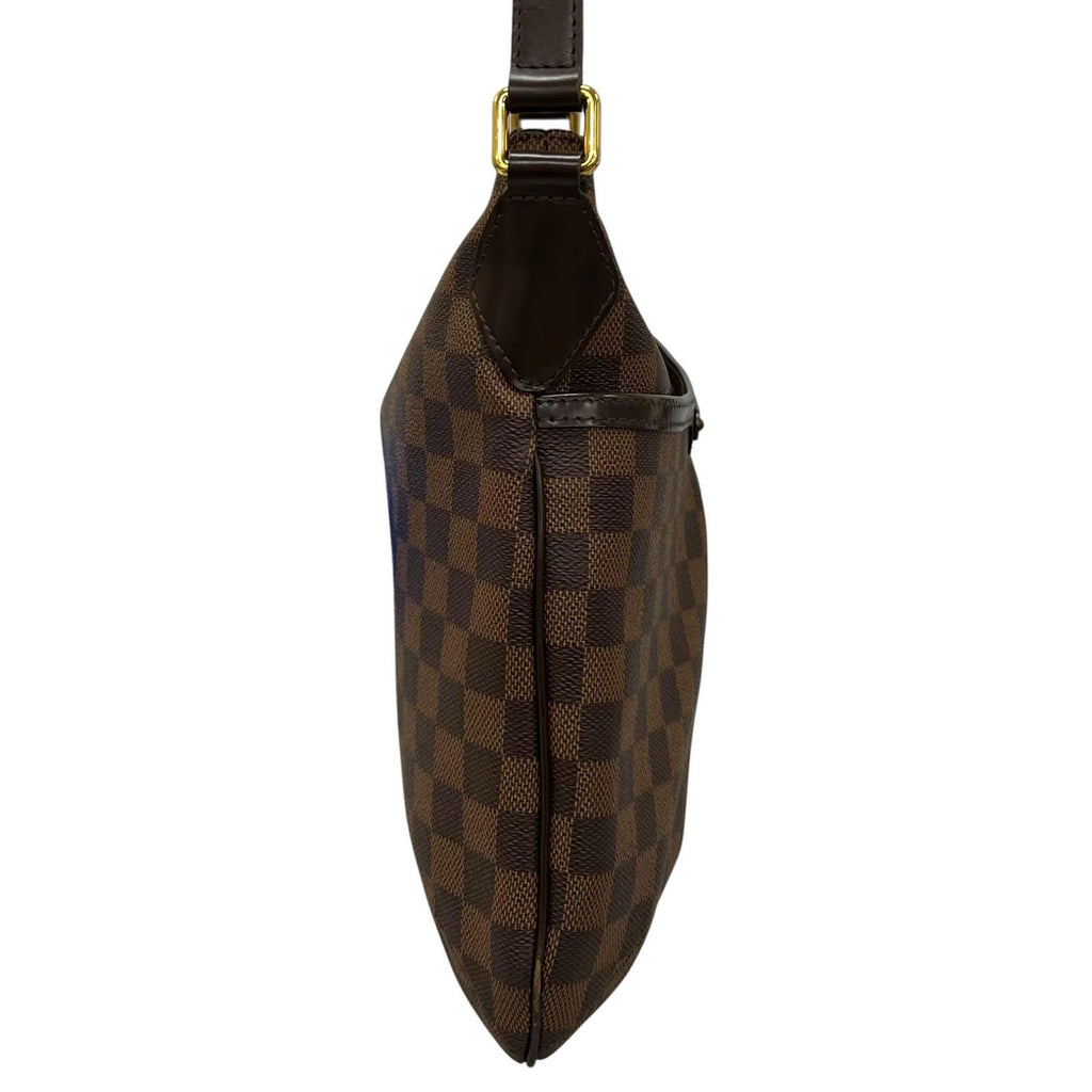 Louis Vuitton Shoulder Bag Blue Mzbeli Brown Damier — view 4