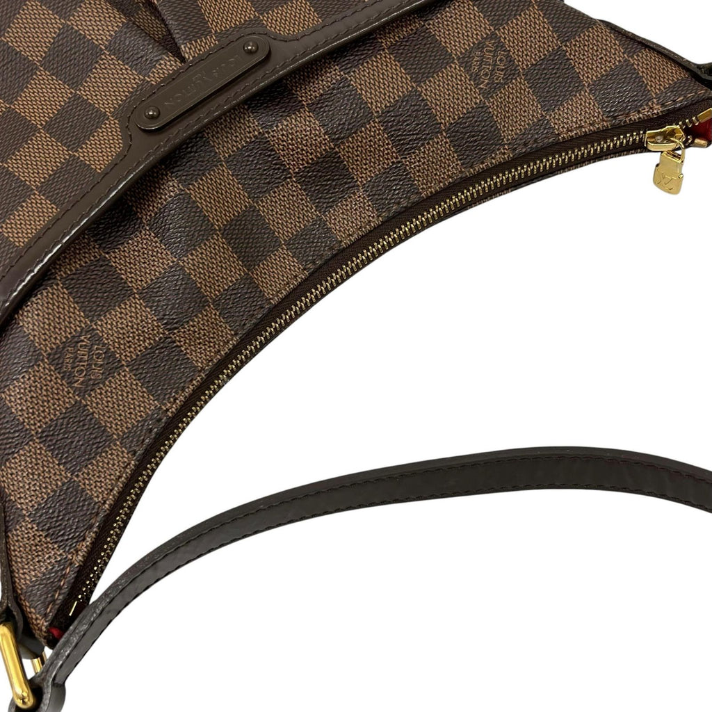 Louis Vuitton Shoulder Bag Blue Mzbeli Brown Damier — view 7