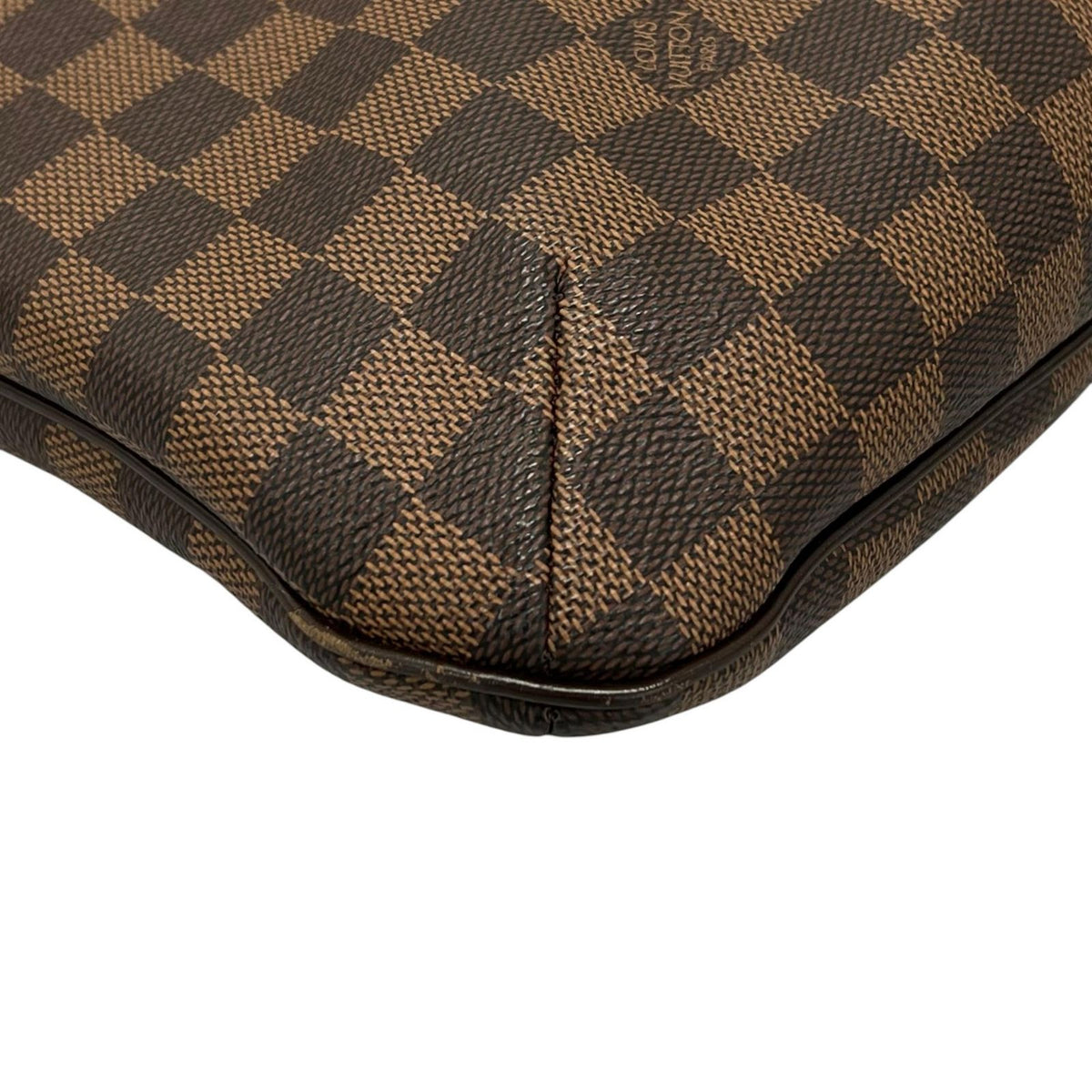 Louis Vuitton Shoulder Bag Blue Mzbeli Brown Damier — view 8
