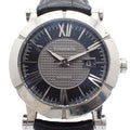 Tiffany & Co Atlas Gent Automatic Winding Watch Black Dial Slotted Back Leather