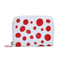 Louis Vuitton LV YK Zippy Coin Purse Infinity Dot White Yayoi Kusama