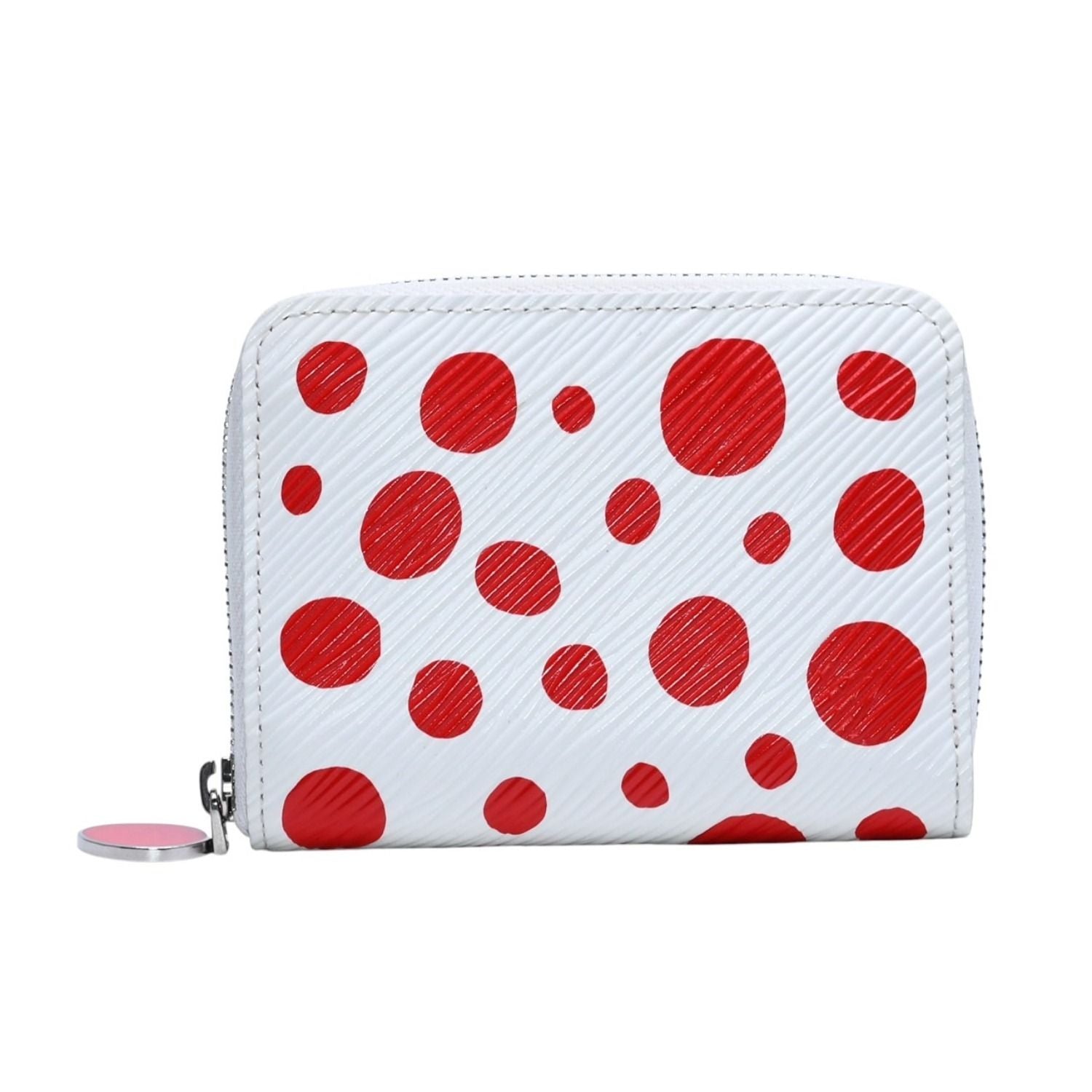 Louis Vuitton LV YK Zippy Coin Purse Infinity Dot White Yayoi Kusama