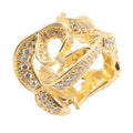 Bottega Veneta Ring CZ Sterling Silver 925 Diamond