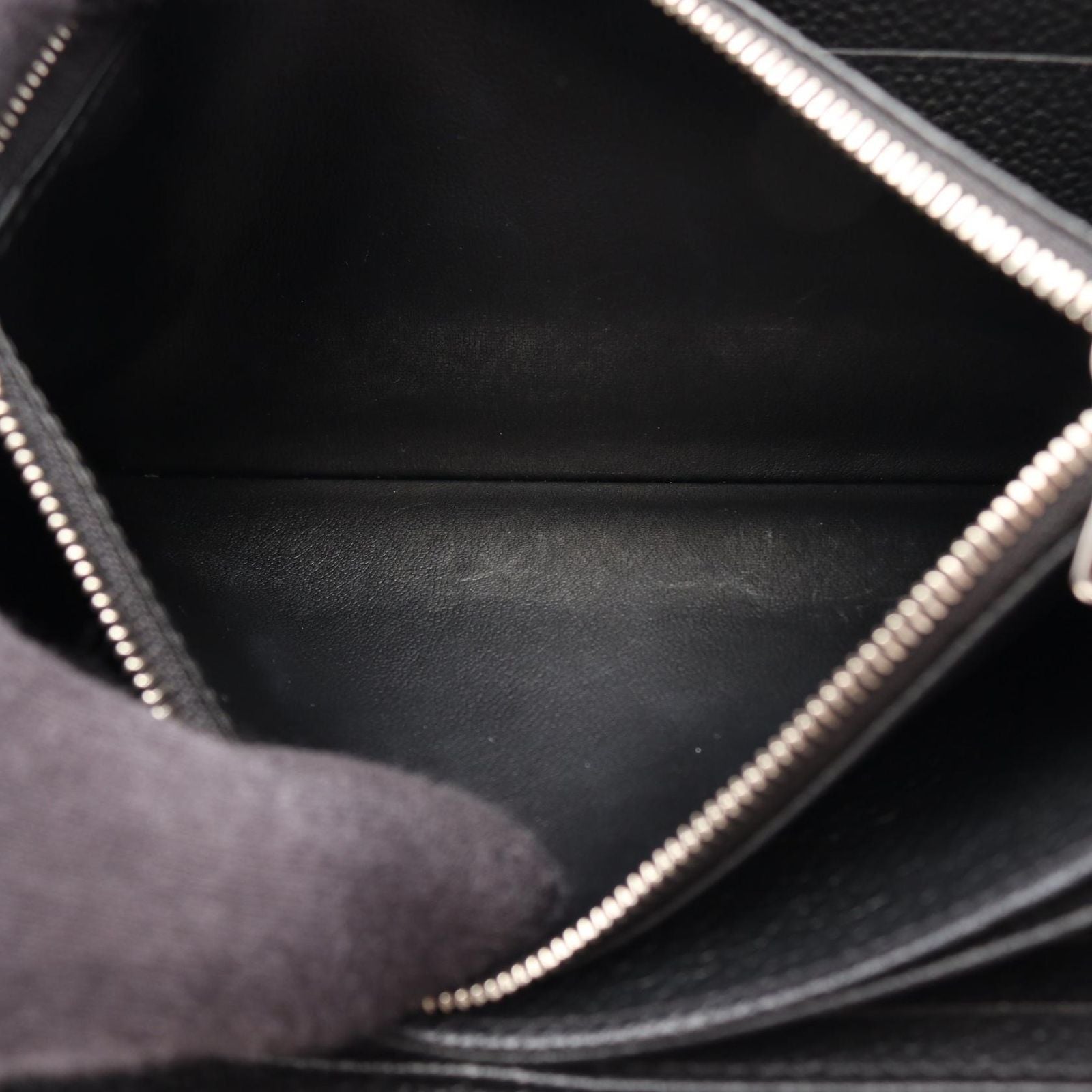 Louis Vuitton Round Wallet LV YK Zippy Monogram Empreinte Noir Yayoi Kusama — view 6