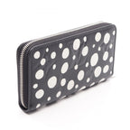 Louis Vuitton Round Wallet LV YK Zippy Monogram Empreinte Noir Yayoi Kusama — view 2