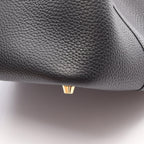 Hermes Handbag Picotin Lock MM Black Leather — view 6