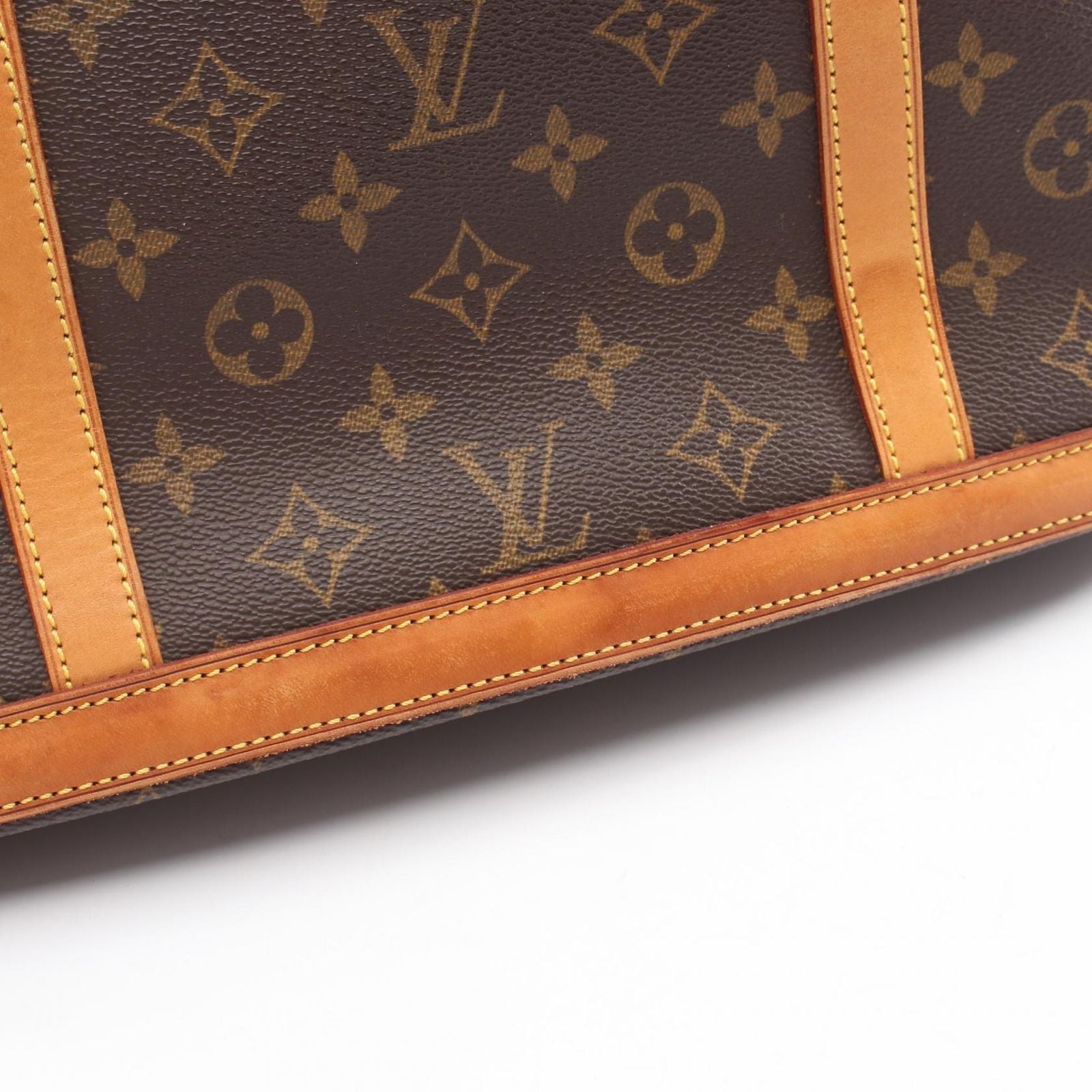 Louis Vuitton Shoulder Bag Babylon Canvas Leather — view 7