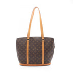 Louis Vuitton Shoulder Bag Babylon Canvas Leather