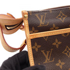 Louis Vuitton Shoulder Bag Popincourt Long Canvas Leather — view 7